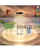 Диамантена LED лампа с 3D ефект с USB